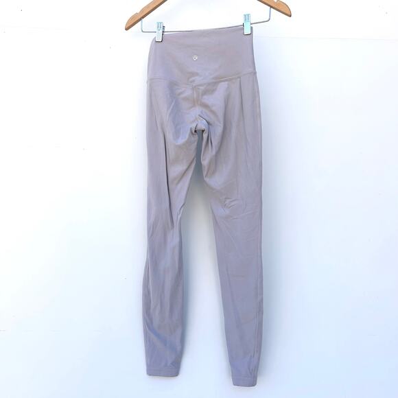 Lululemon Align Pant 28” Leggings Grey Gray Mauve Size 4 - Picture 3 of 5